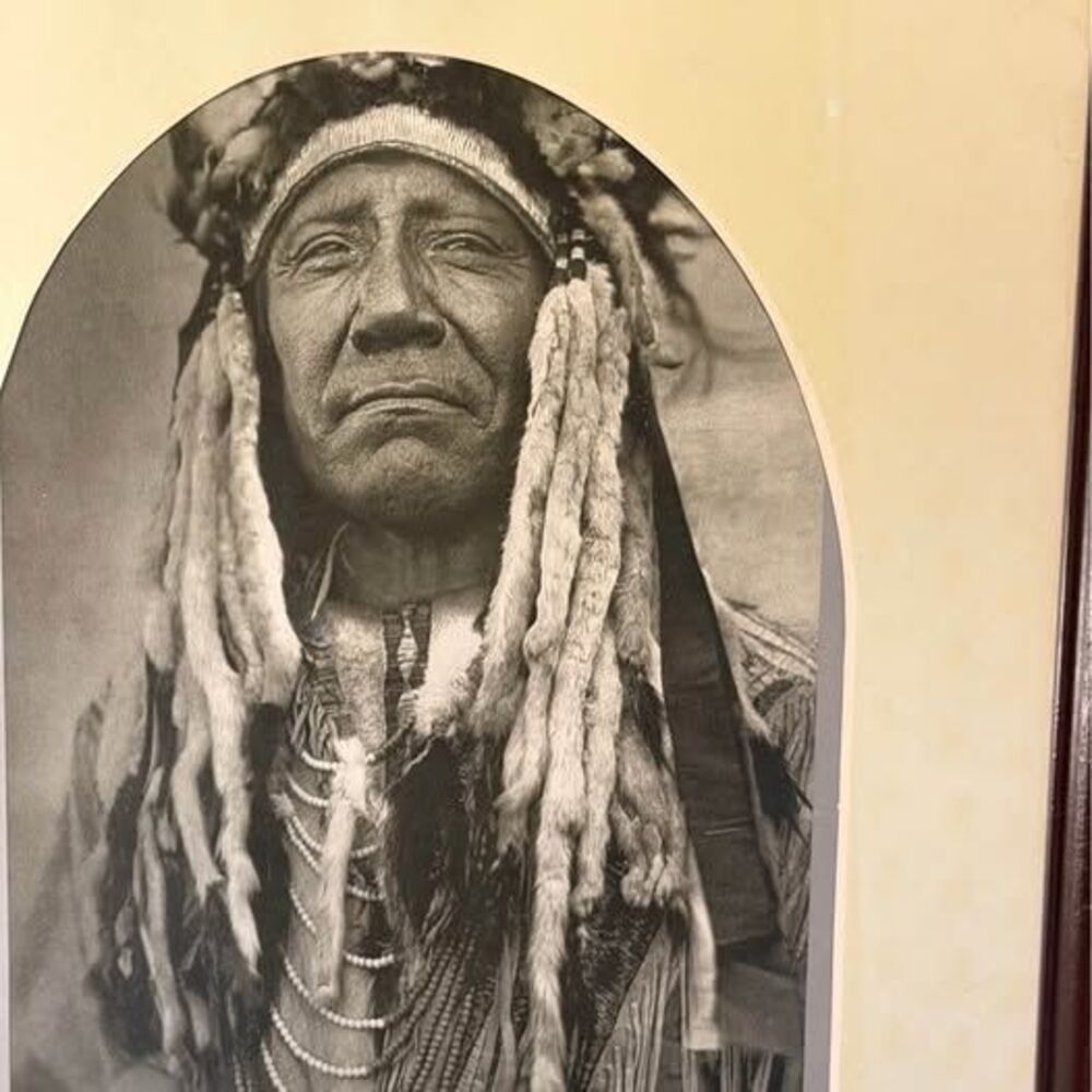 Vintage Edward S. Curtis print of Native Americans (pair)